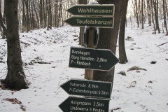Wandern im Eichsfeld: Teufelskanzel