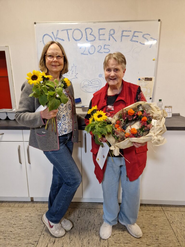 Danke an die Organisatorinnen der monatlich stattfindenden Seniorennachmittage